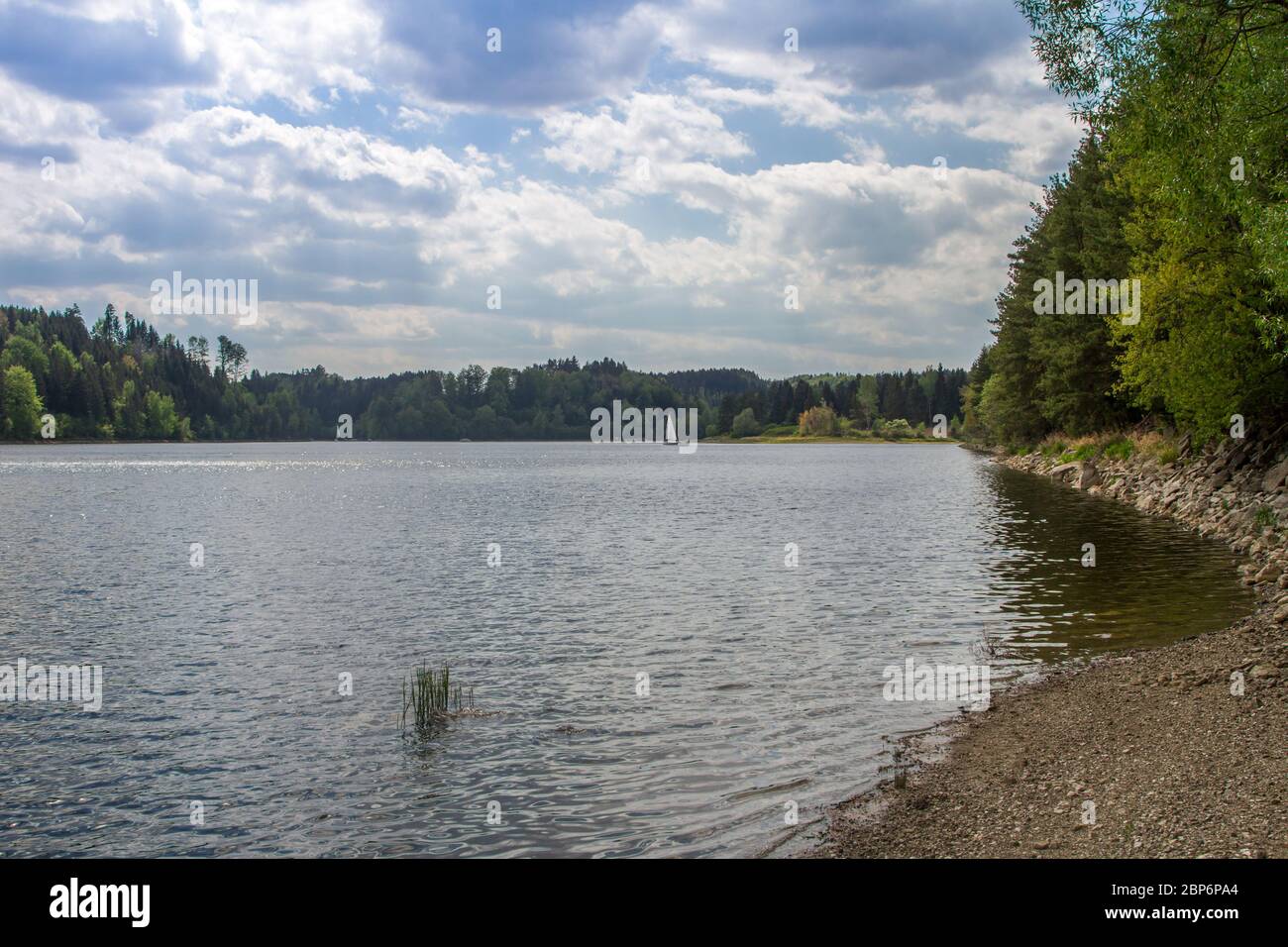 Stausee Ottenstein (Ottenstein reservoir), Waldviertel, Austria Stock Photo