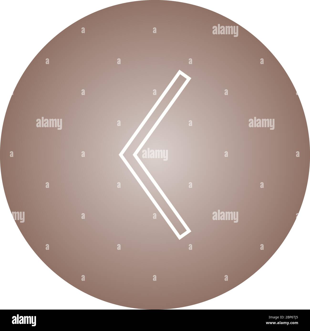 Beautiful Arrow Back Line Vector Icon Stock Vector Image & Art - Alamy