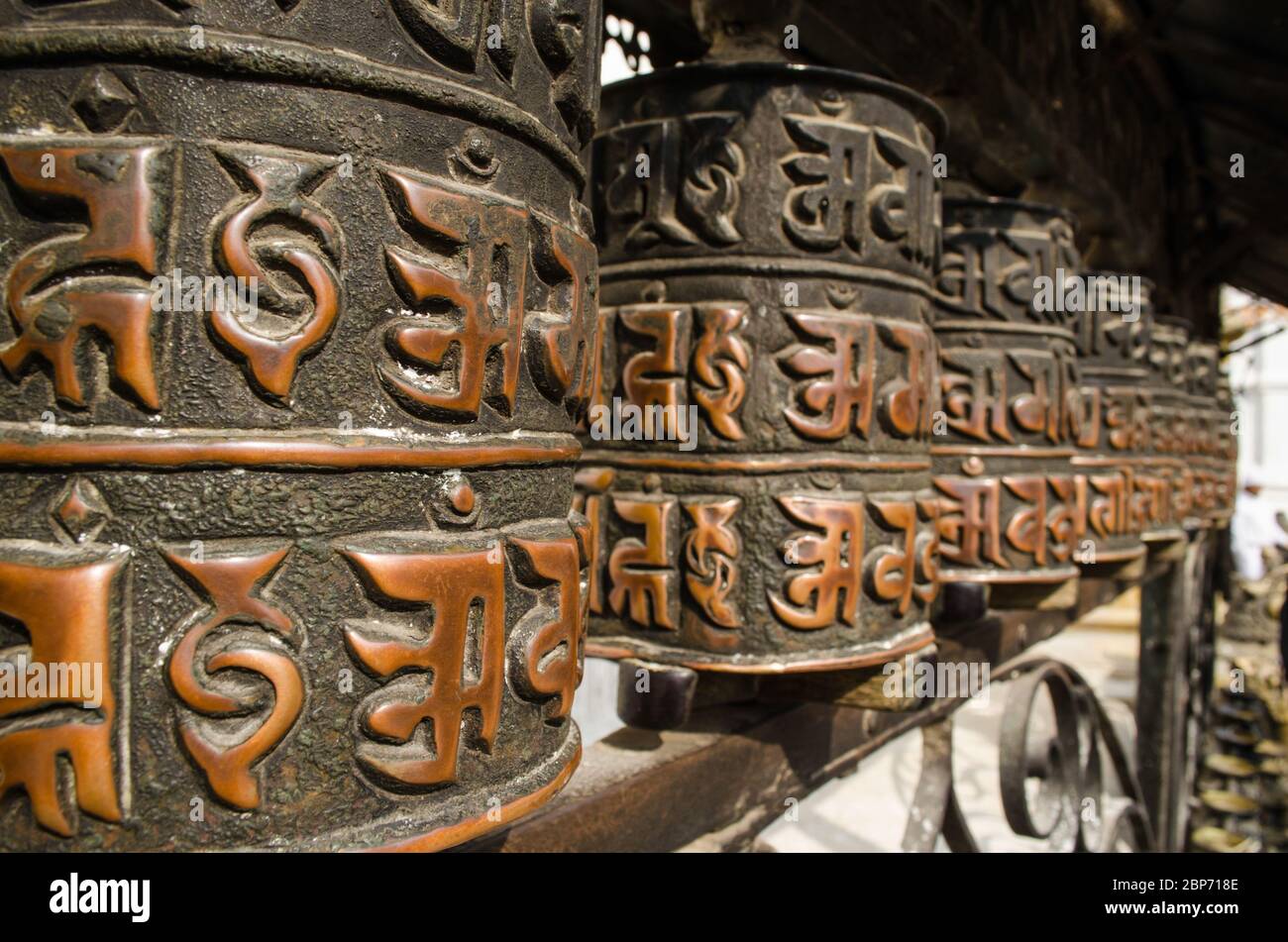 Prayer wheels are used primarily by the buddhists of tibet and Nepal