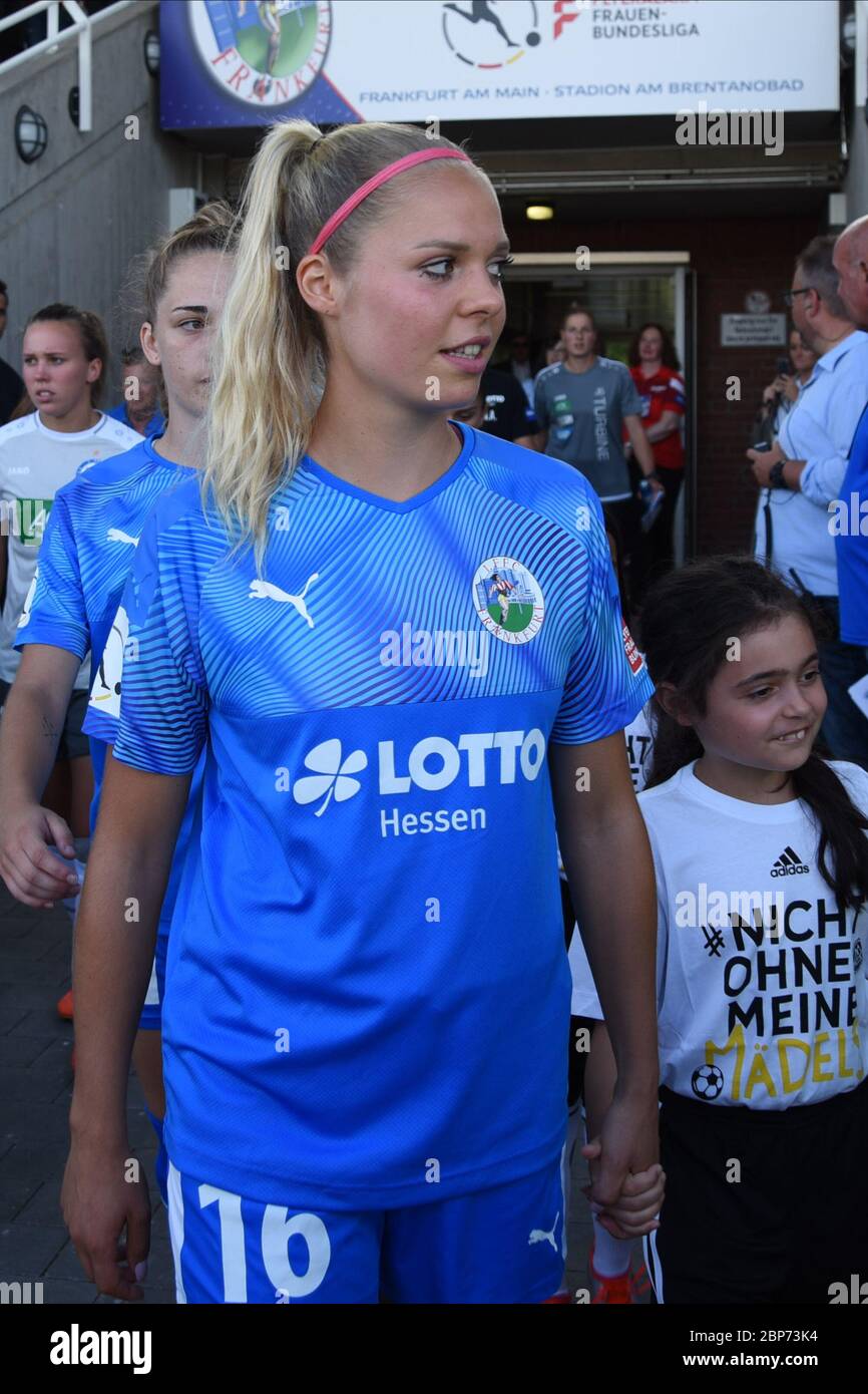 FoFootball, 1. Women-League, 1. FFC Frankfurt vs. 1. FFC Turbine Potsdam, 16.08.2019 Stock Photo