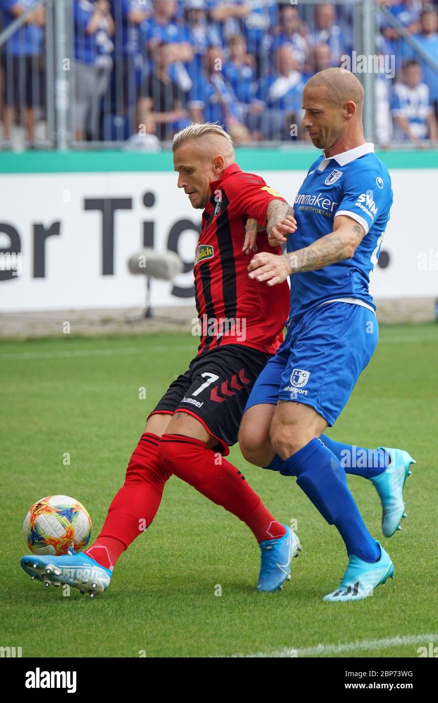 DFB-Pokal 19/20 1 HR: FC Magdeburg vs SC Freiburg Stock Photo