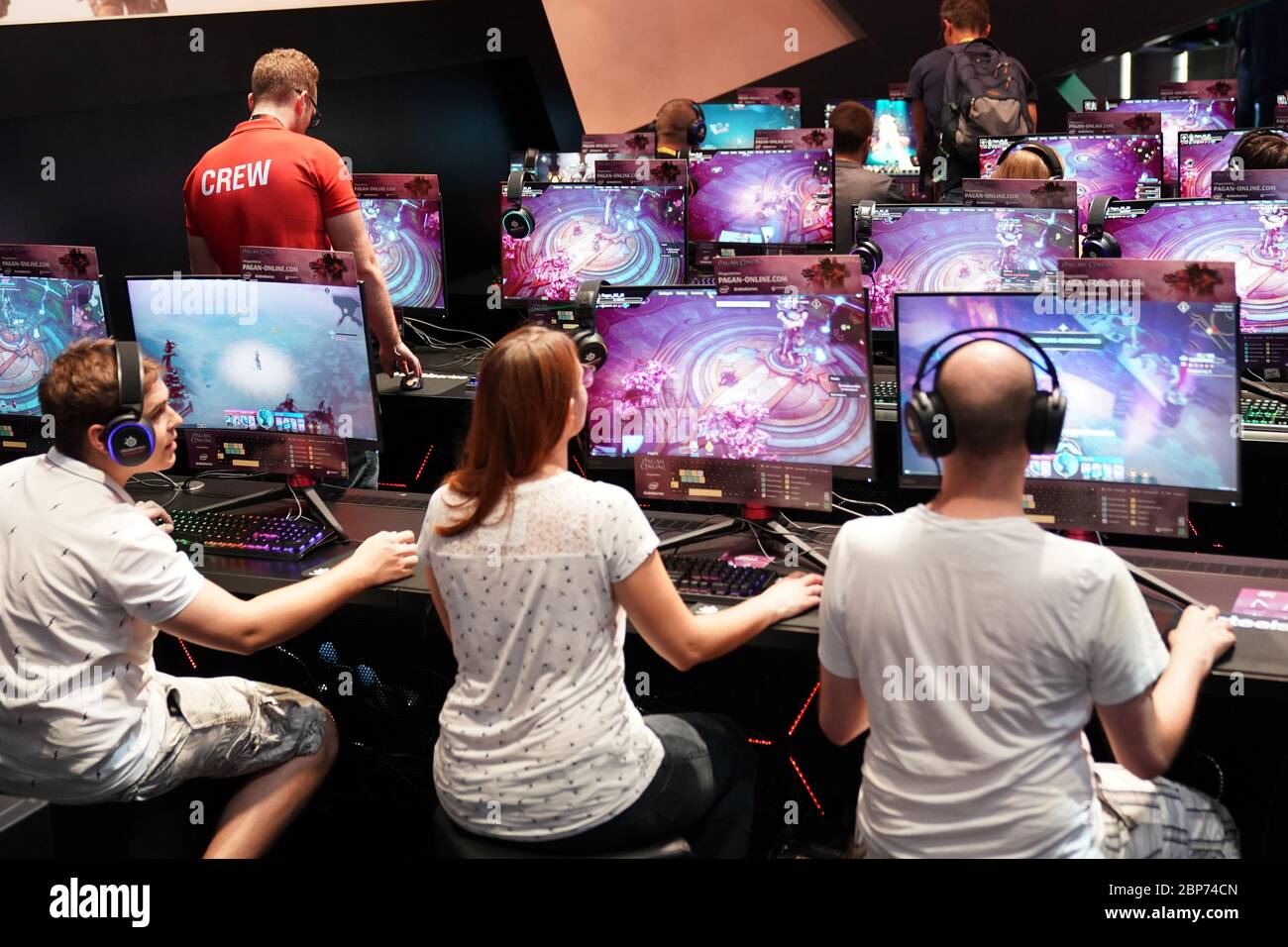 Eroeffnung der Computerspielemesse 'Gamescom 2019' in der Messe Koeln Stock Photo