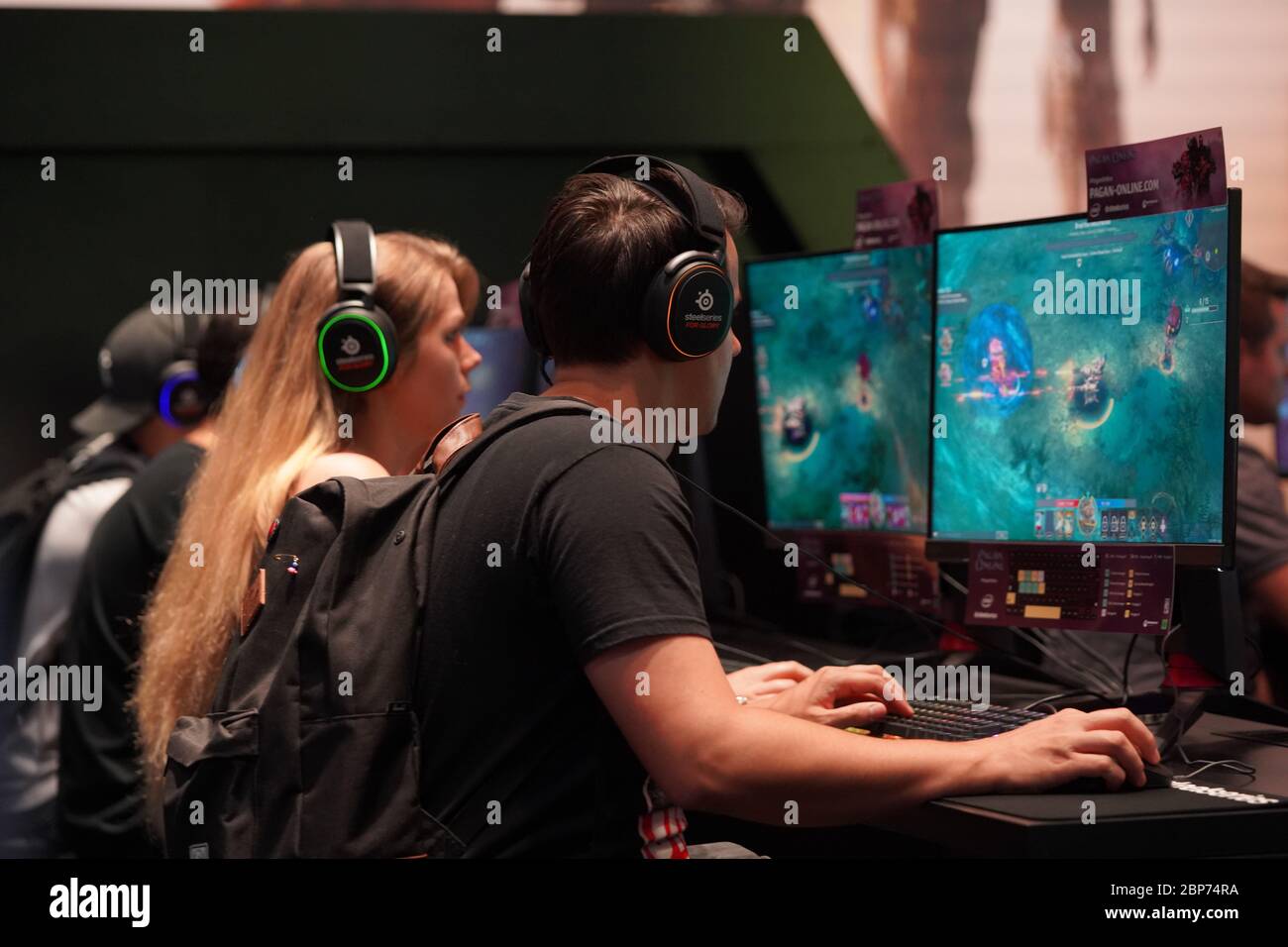 Eroeffnung der Computerspielemesse 'Gamescom 2019' in der Messe Koeln Stock Photo