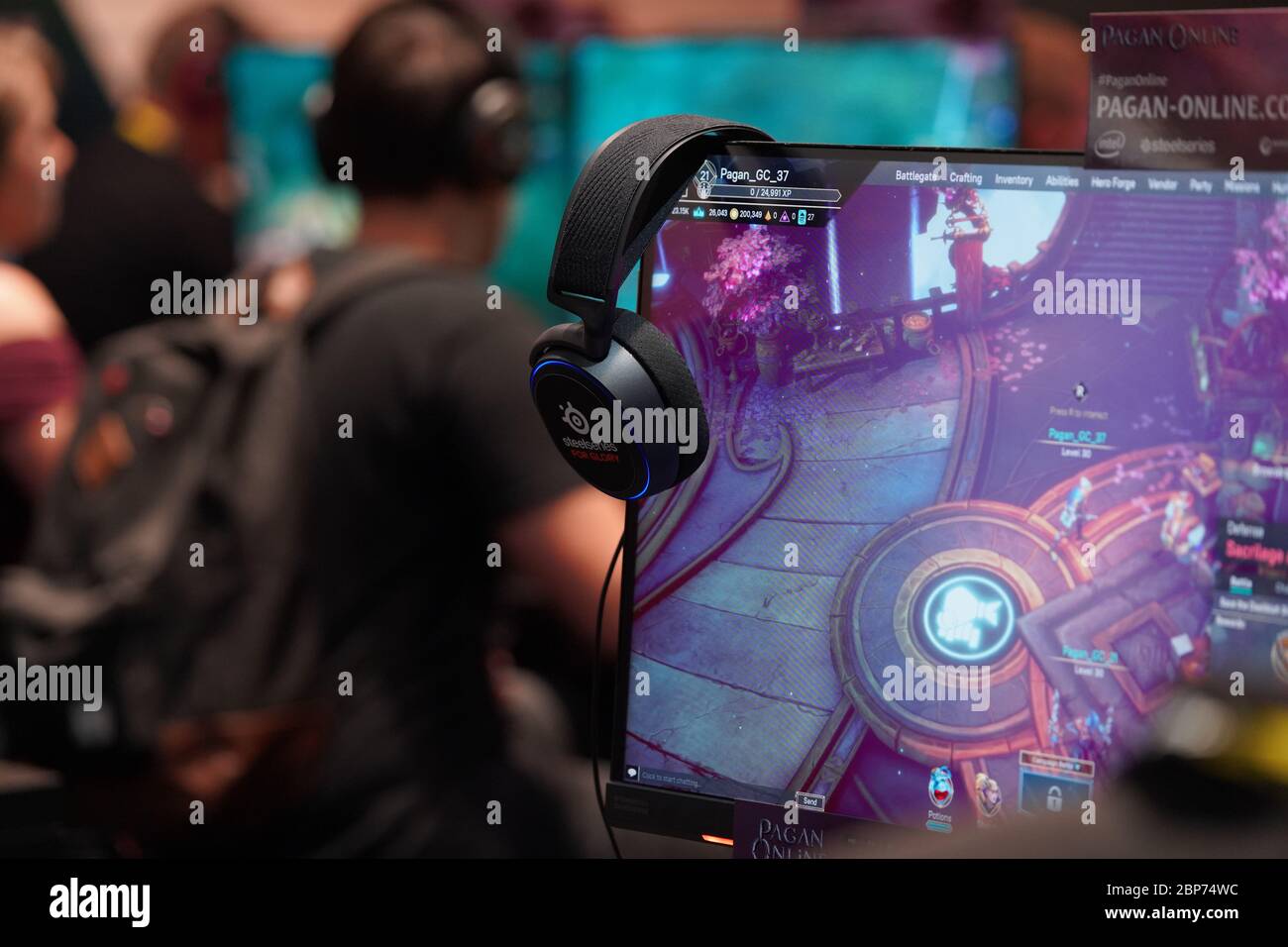 Eroeffnung der Computerspielemesse 'Gamescom 2019' in der Messe Koeln Stock Photo
