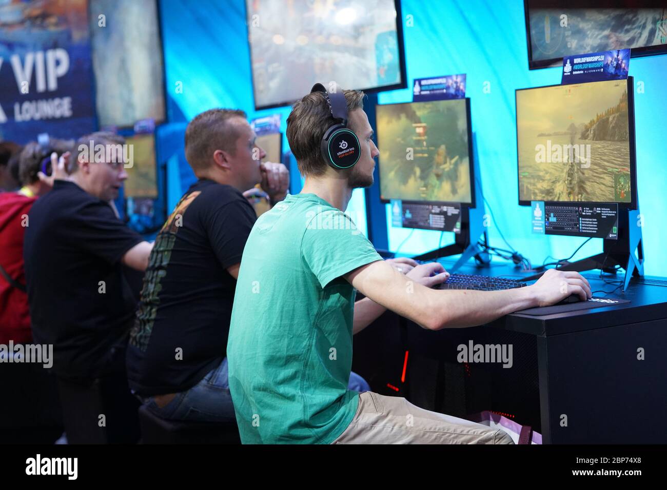 Eroeffnung der Computerspielemesse 'Gamescom 2019' in der Messe Koeln Stock Photo