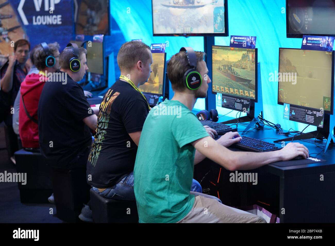 Eroeffnung der Computerspielemesse 'Gamescom 2019' in der Messe Koeln Stock Photo