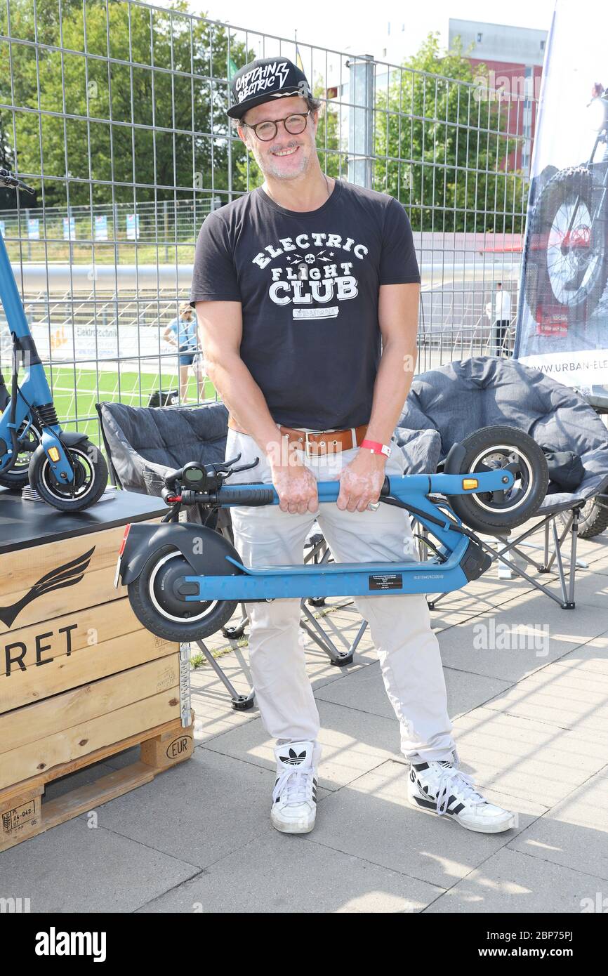 Florian Walberg, Kicken mit Herz Charity Fussballspiel aus dem Stadium des SC Victoria, Hamburg, 25.08.2019 Stock Photo