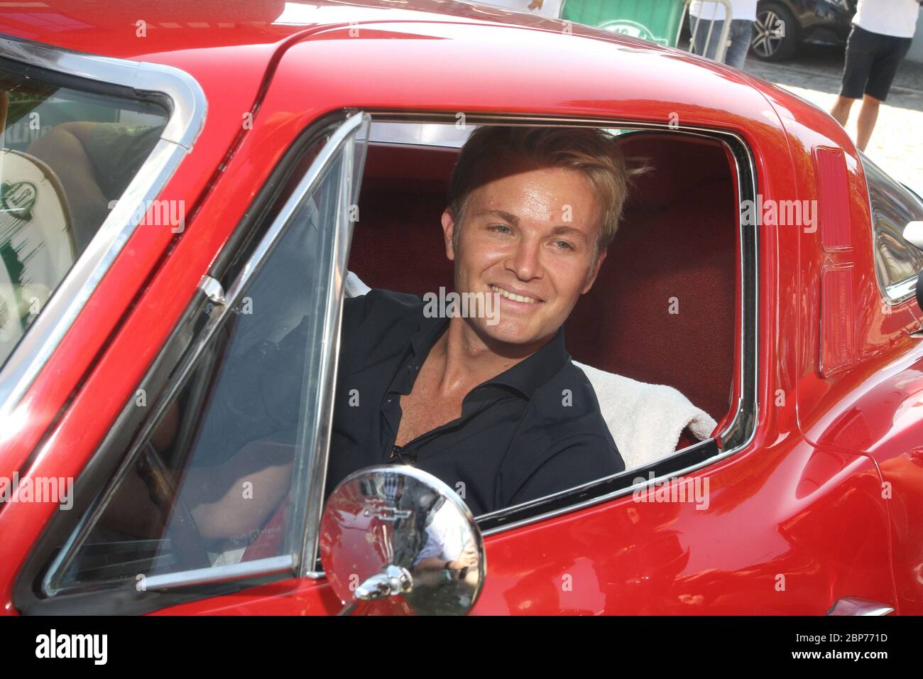 Nico Rosberg,Chevrolet Corvette,Auto Bild Hamburg Berlin Klassik,Ballinstadt,31.08.2019,Hamburg Stock Photo