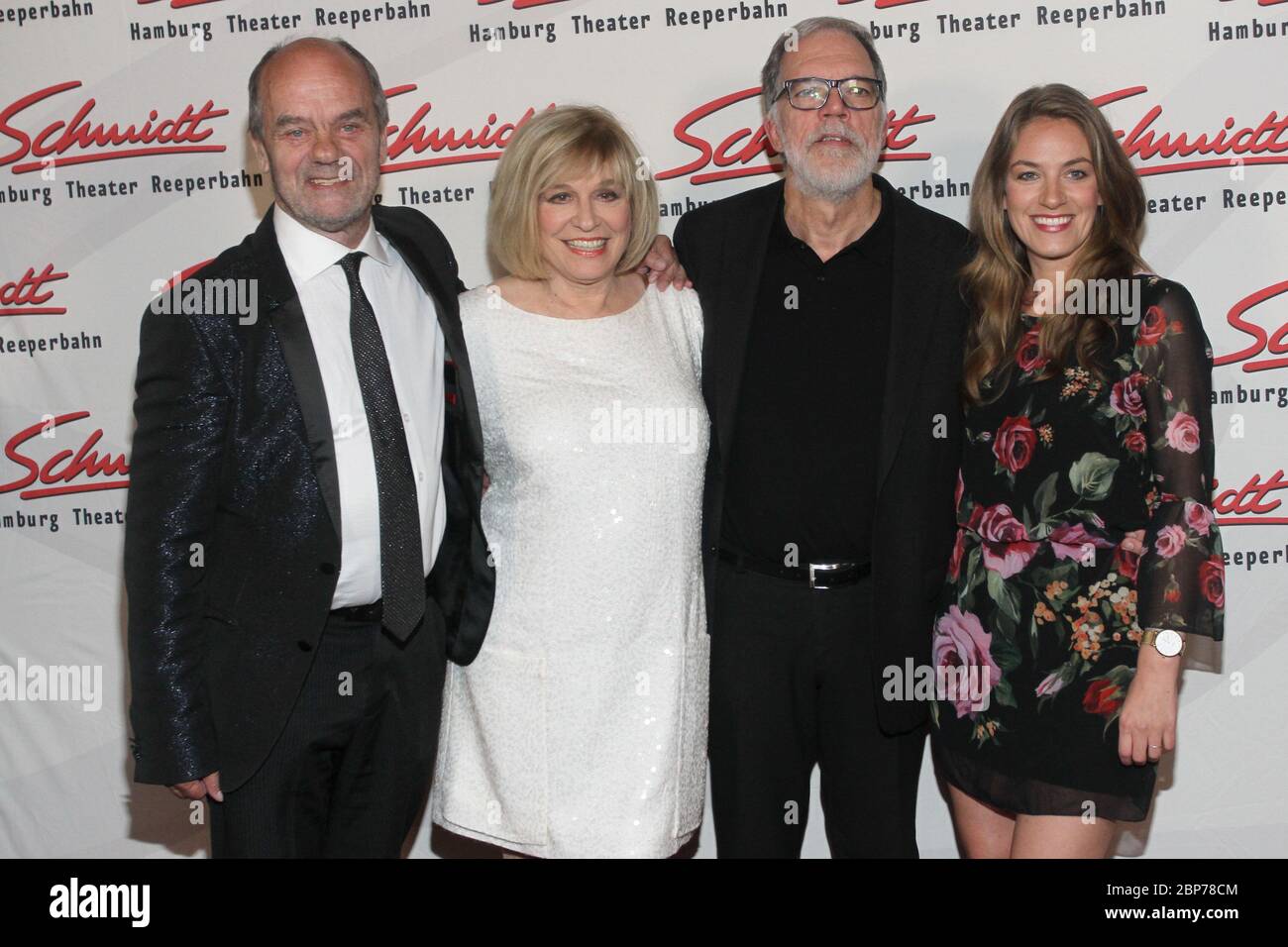 Corny Littmann, Mary Roos, Wolfgang Trepper, Tessa Aust, letzte Vorstellung 'Nutten, Koks und frische Erdbeeren' zugunsten Nestwerk, Schmodt Hamurg, Reeperbahn, 09.09.2019 Stock Photo