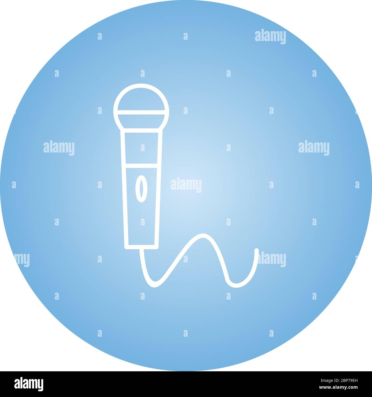 Beautiful Microphone Line Vector Icon Stock Vector Image & Art - Alamy