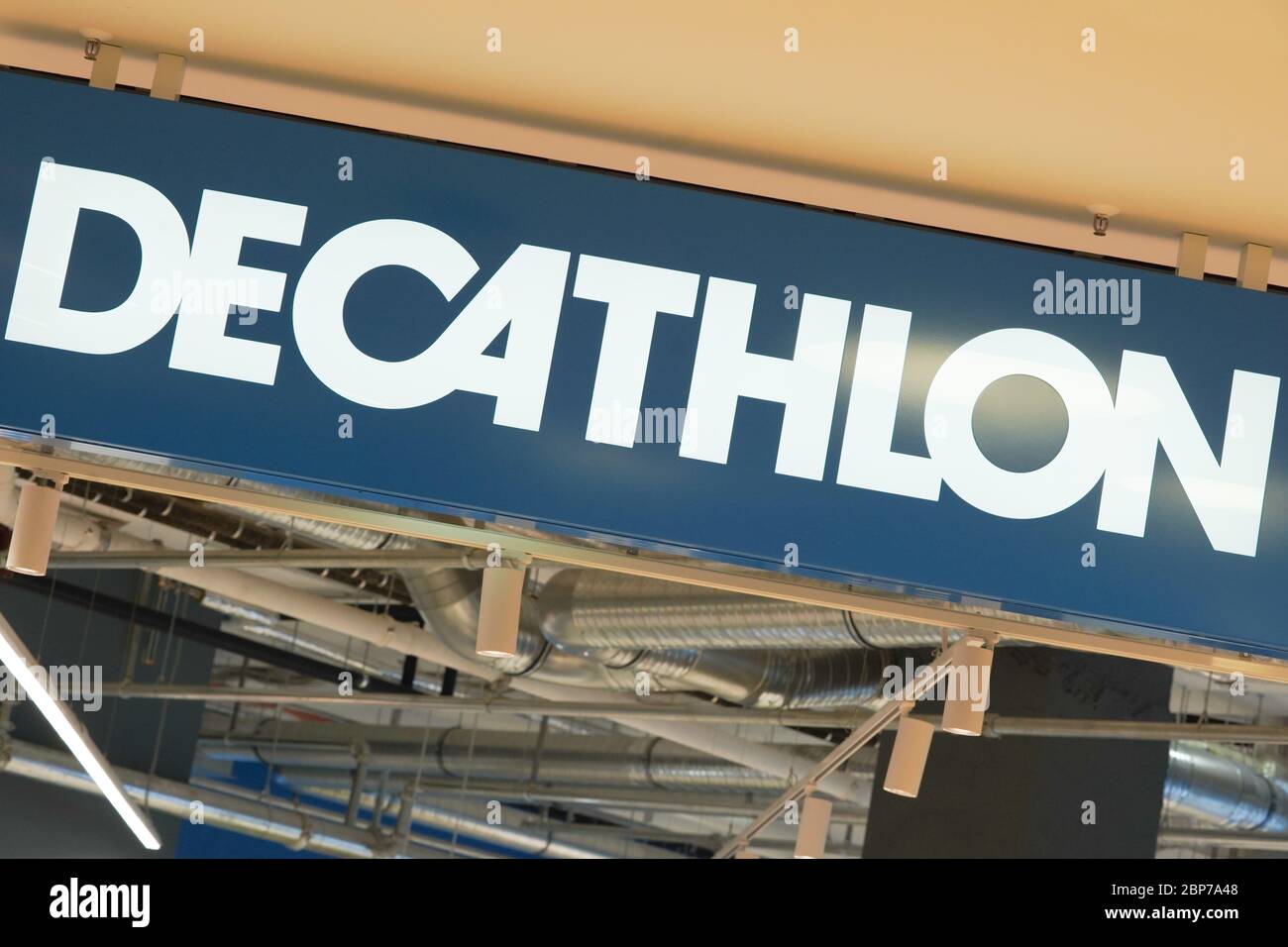 Economy, Decathlon Sports Retailer Stock Photo