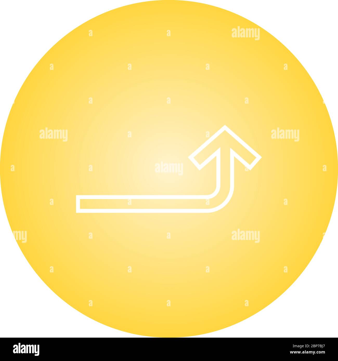 Beautiful Turn Up Line Vector Icon Stock Vector Image & Art - Alamy