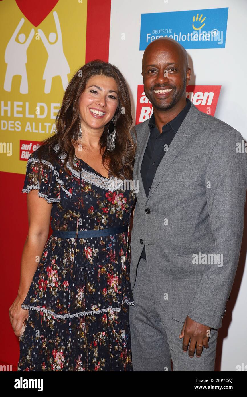 Yared Dibaba mit Ehefrau Fernanda Dibaba, Helden des Alltags Verleihung