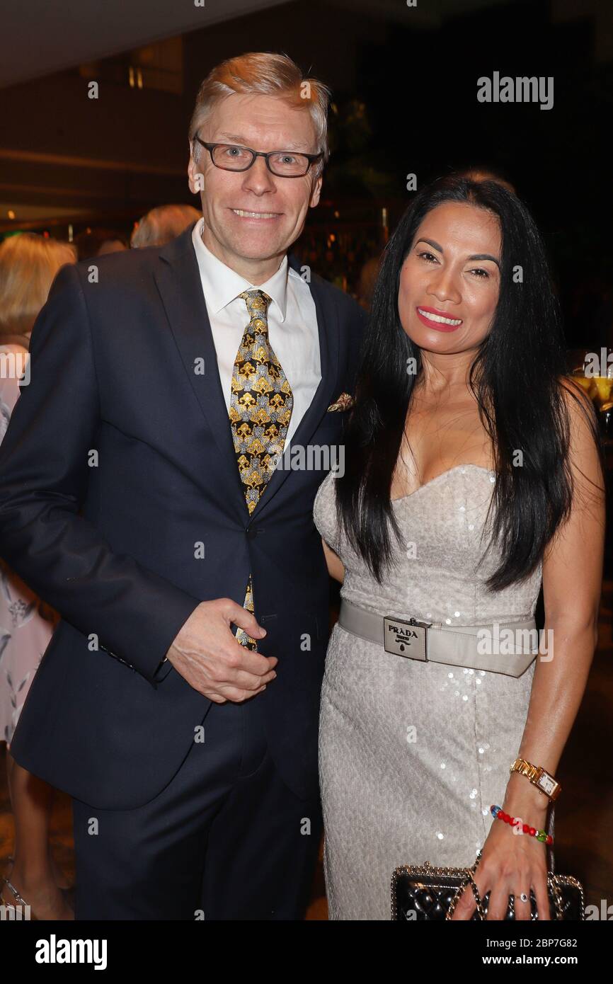 Thorsten Laussch with accompaniment,Night of the Butterflies Charity Ball for the German Muscle Wasting Aid (Ex- Ball Papillion) at the Hotel Grand Elyssee,Hamburg,26.10.2019 Stock Photo