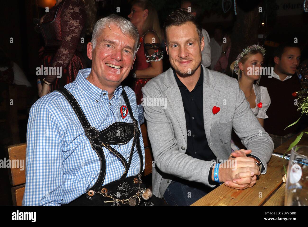 Prof. Dr. Dr. Hermann Reichenspurner,Marcell Jansen,Charity Oktoberfest for the Heart Centre of the UKE at Hofbraeuhaus Speersort,Hamburg,24.10.2019 Stock Photo