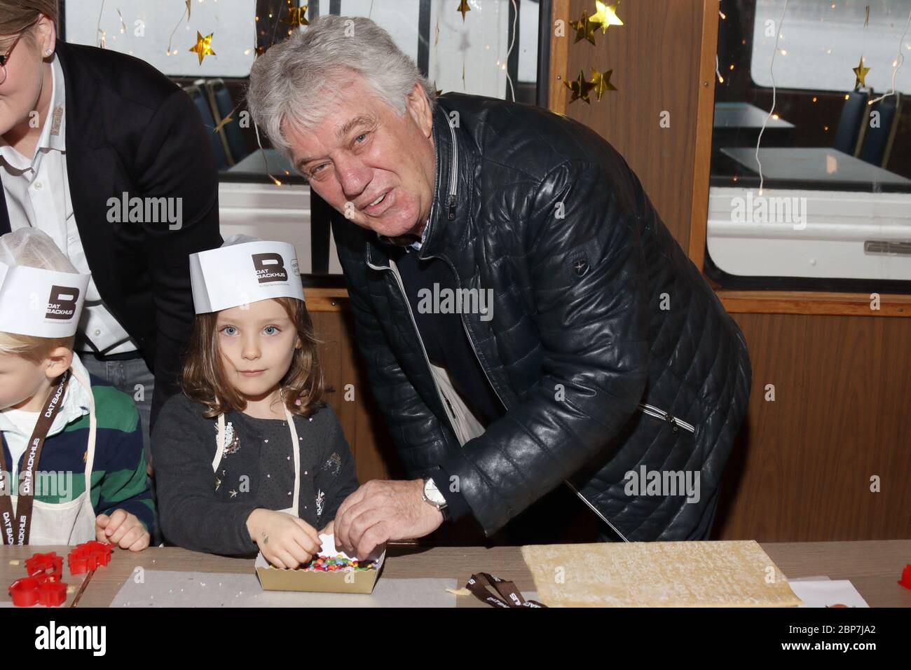 Rolf Zuckowski at the opening of the Maerchen Schiffe,Alster Anleger Jungfernstieg Hamburg,25.11.2019 Stock Photo