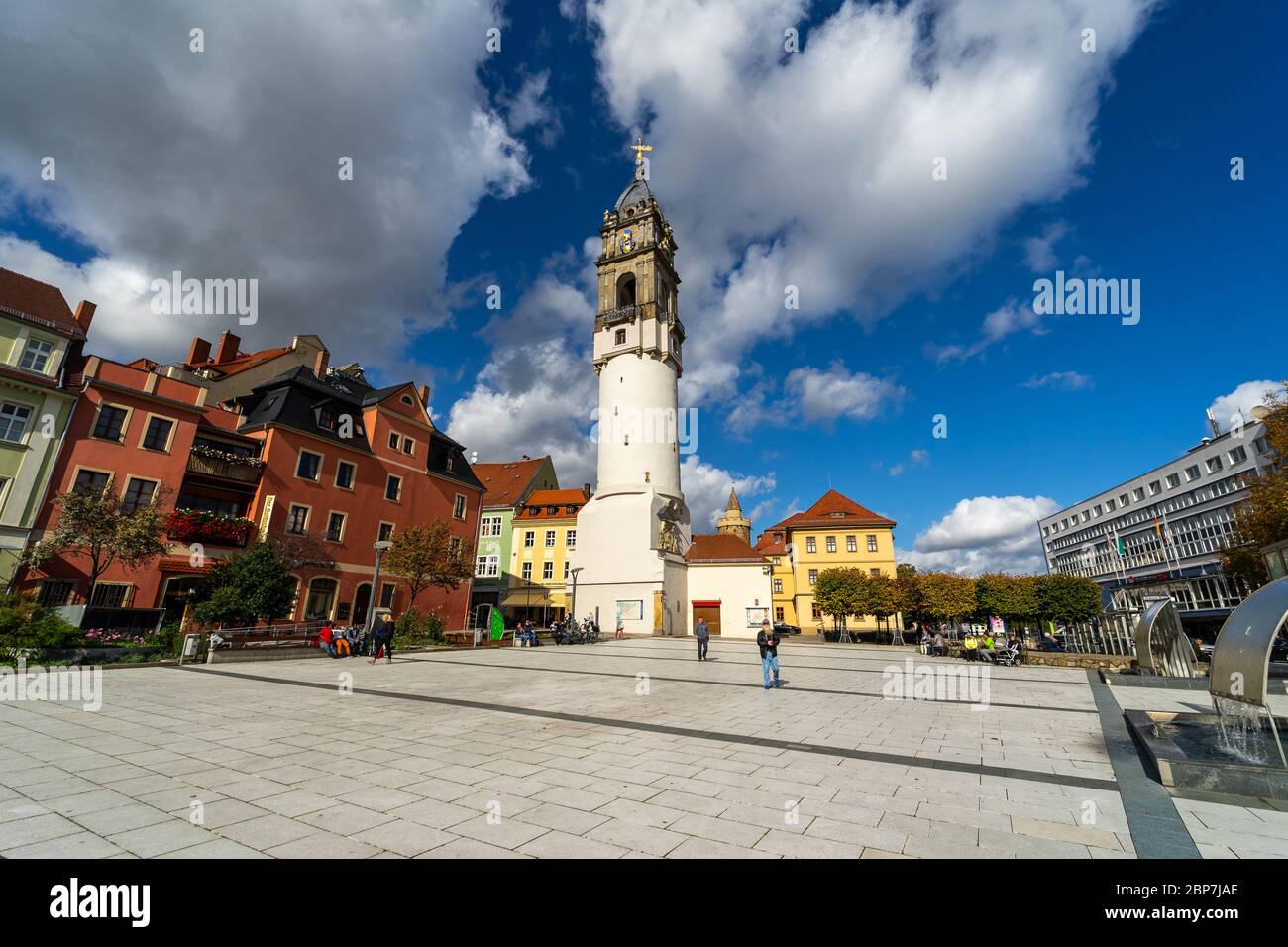 BAUTZEN, GERMANY - OCTOBER 10, 2019: Kornmarkt Platz (Kornmarkt town ...