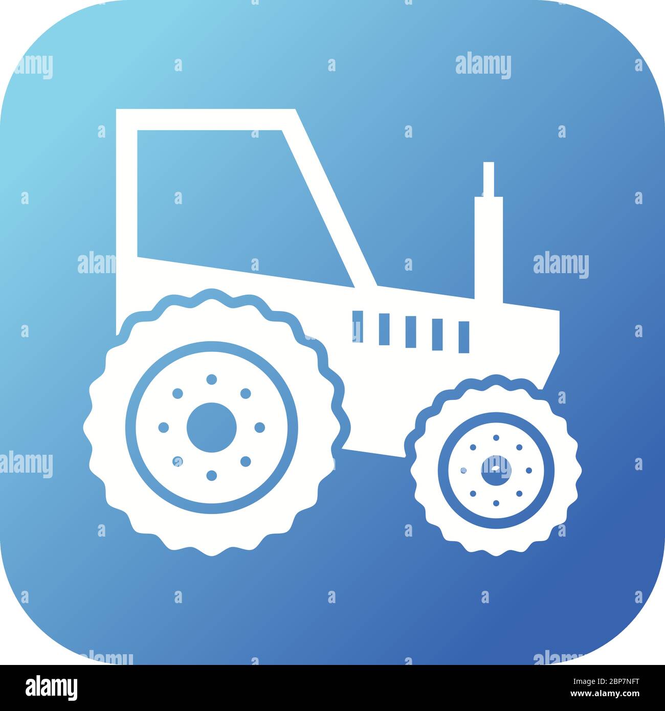 Beautiful Tractor Glyph Vector Icon Stock Vector Image & Art - Alamy