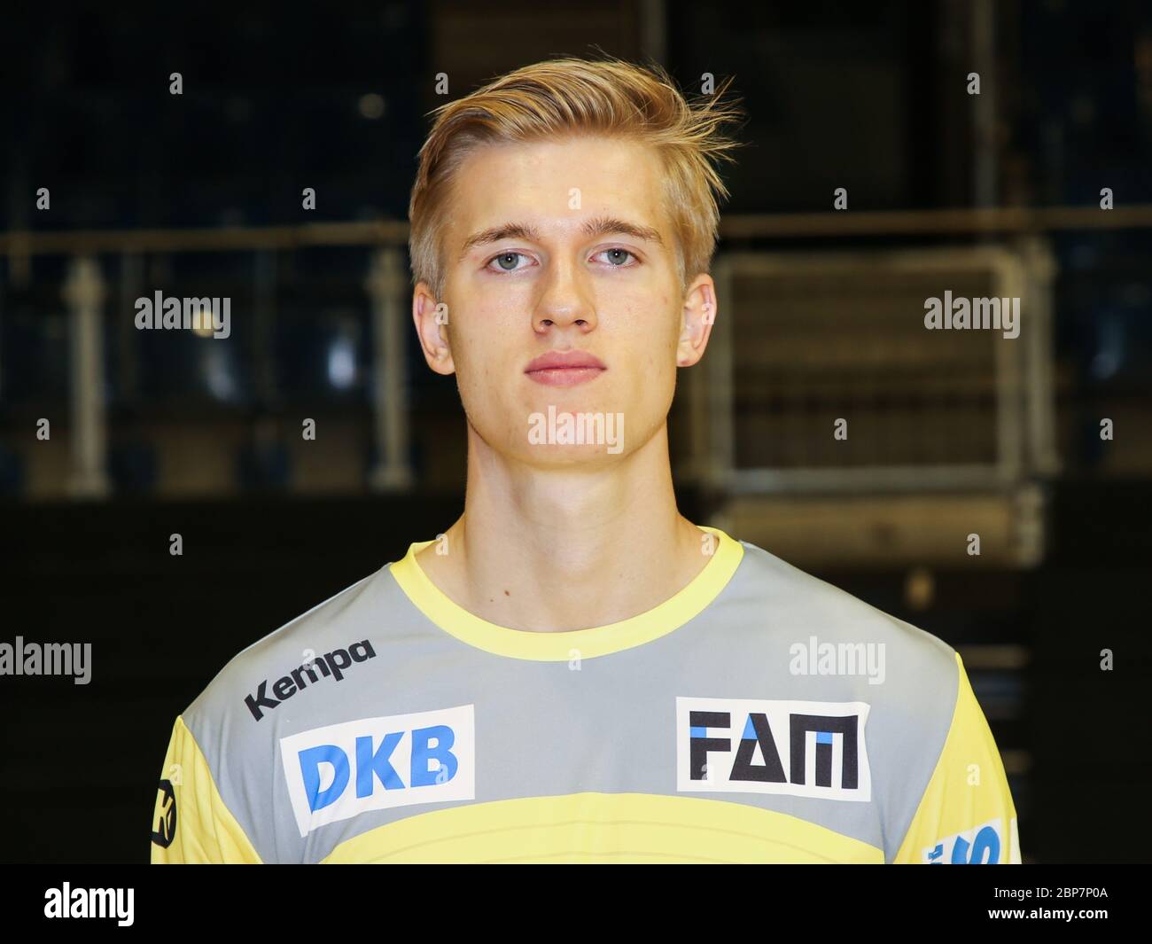 swedish handball goalkeeper Tobias Thulin, SC Magdeburg, Liqui Moly HBL, Handball-Bundesliga Season 2019-20 Stock Photo