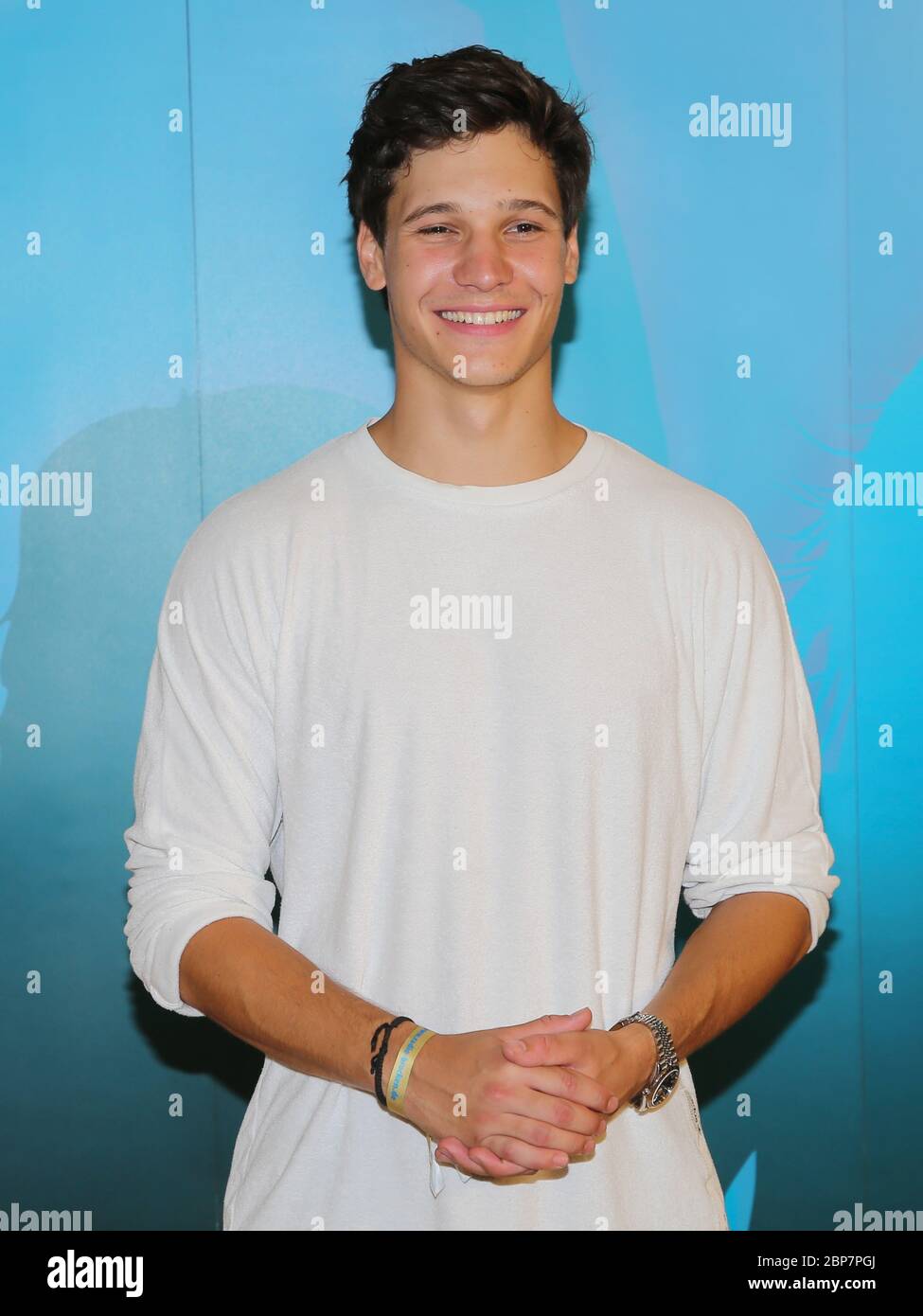 German pop singer and songwriter Wincent Weiss at Stars for Free 2019 in Magdeburg Stock Photo