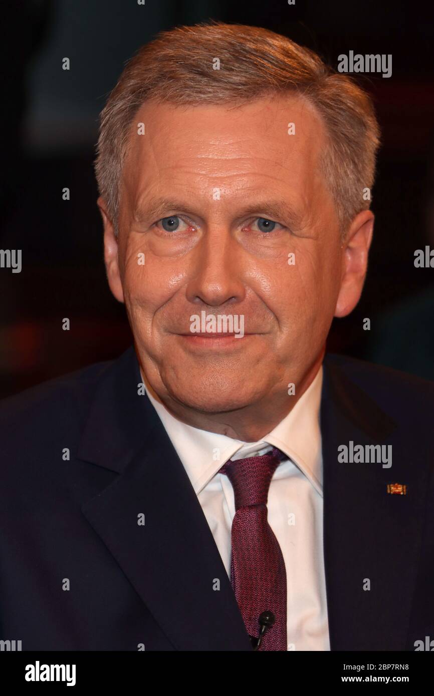 Christian Wulff, Lanz, Hamburg, 07.01.2020 Stock Photo