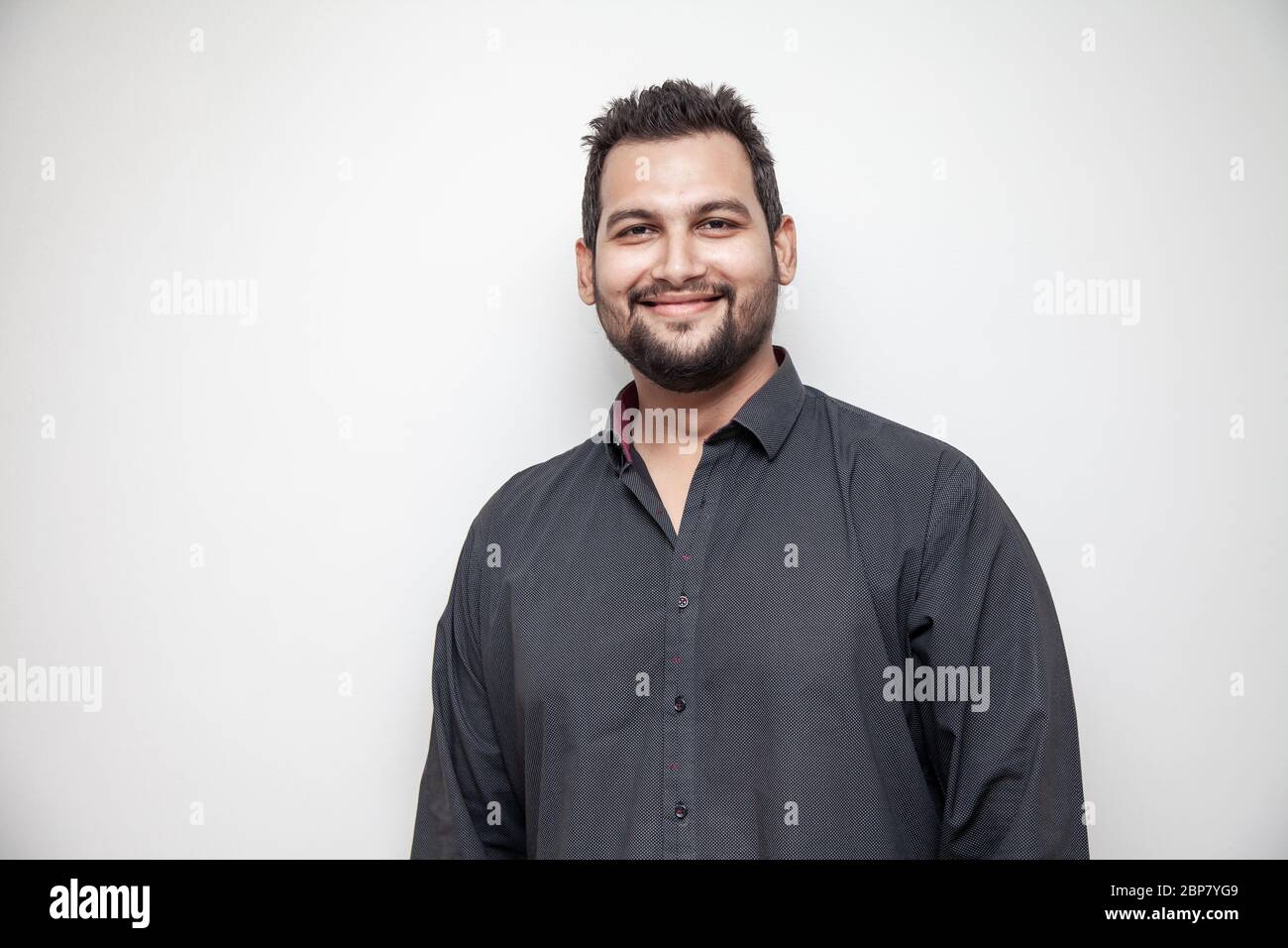 Young asian man smiling portrait Stock Photo