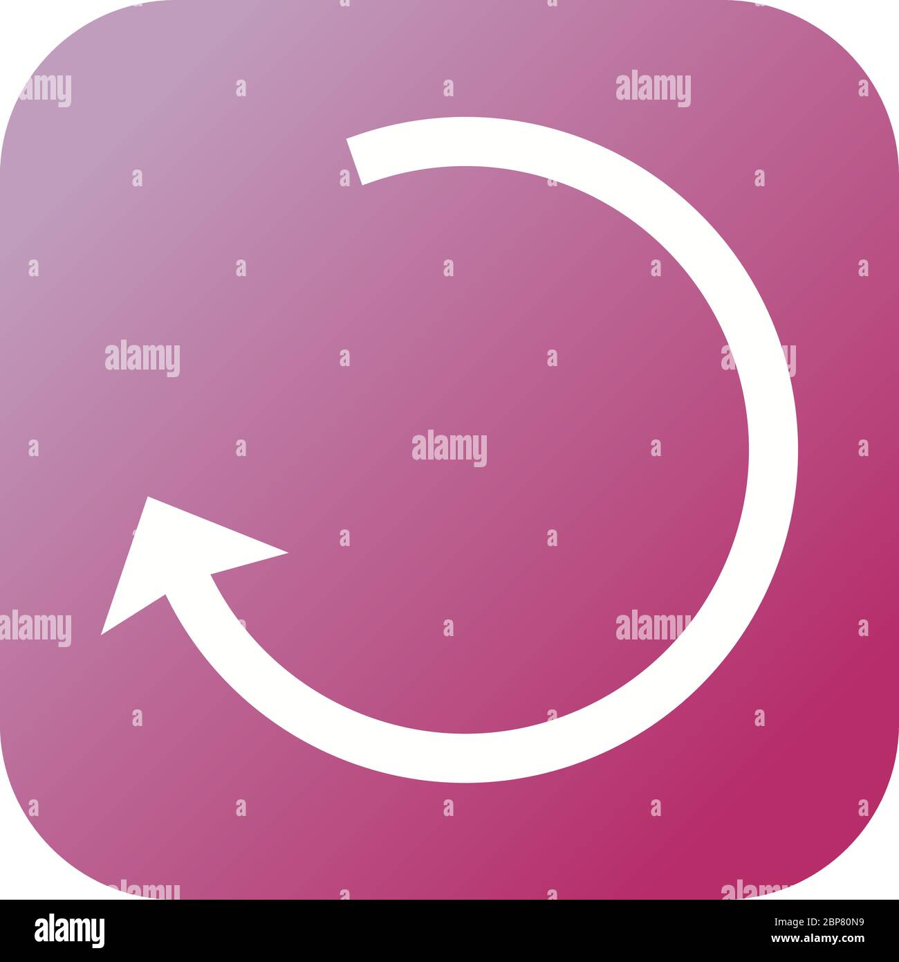 Beautiful Left Back Arrow Glyph Vector Icon Stock Vector Image & Art ...