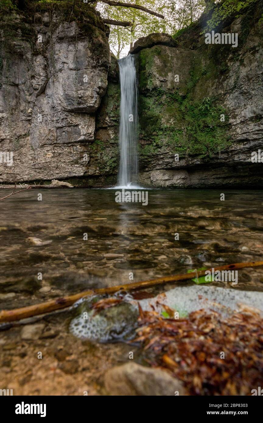 Giessen Wasserfall in Baselbiet Stock Photo