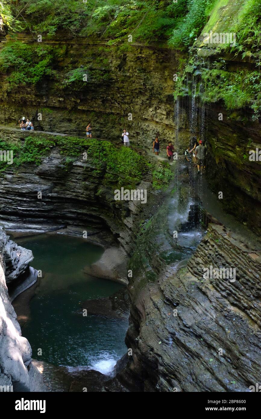 Watkins glen state park new york usa stock photo alamy