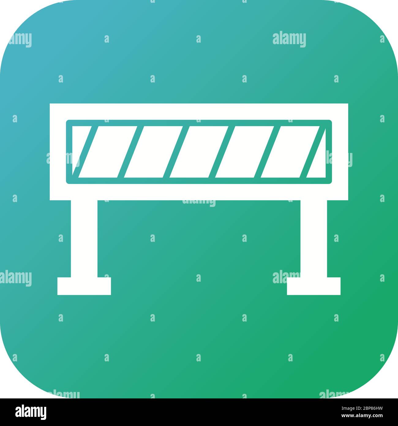 Beautiful Volleyball Net Glyph Vector Icon Stock Vector