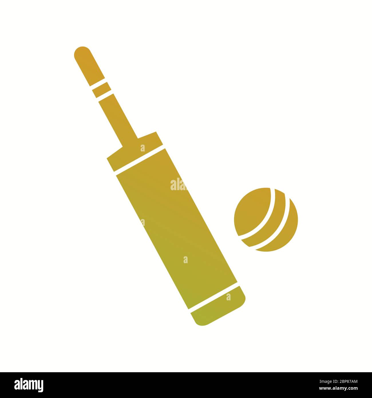 Beautiful Bat and Ball Glyph Vector Icon Stock Vector Image & Art - Alamy