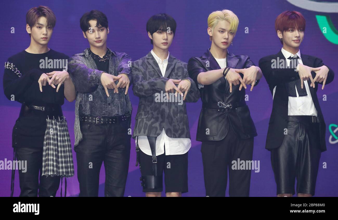 18th May, 2020. S. Korean boy group Tomorrow X Together South