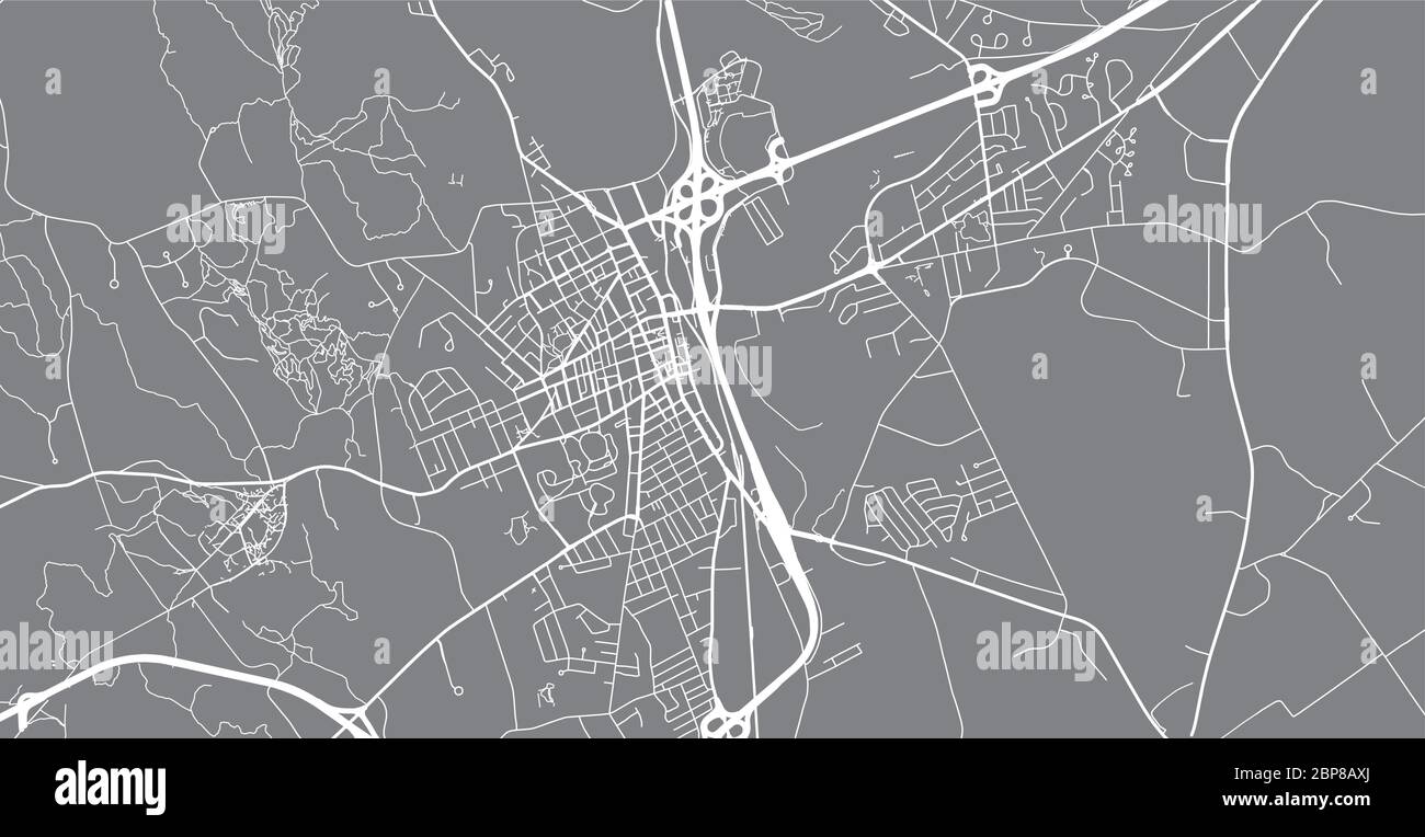 Urban vector city map of Concord, USA. New Hampshire state capital Stock Vector