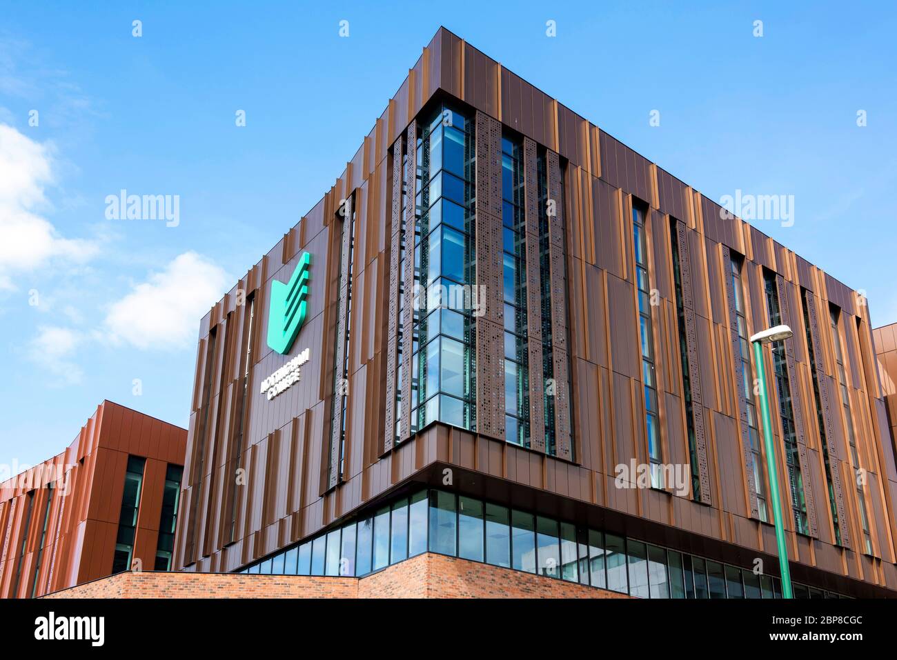 The new Nottingham College City Hub, Nottingham City Centre