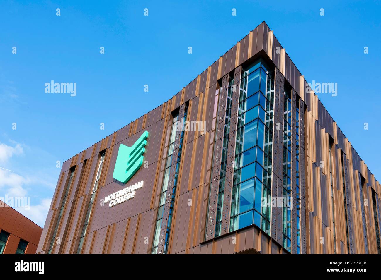 The new Nottingham College City Hub, Nottingham City Centre