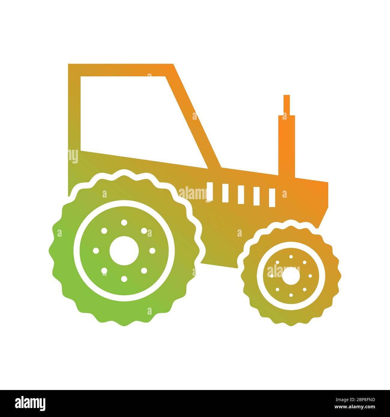 Beautiful Tractor Glyph Vector Icon Stock Vector Image & Art - Alamy