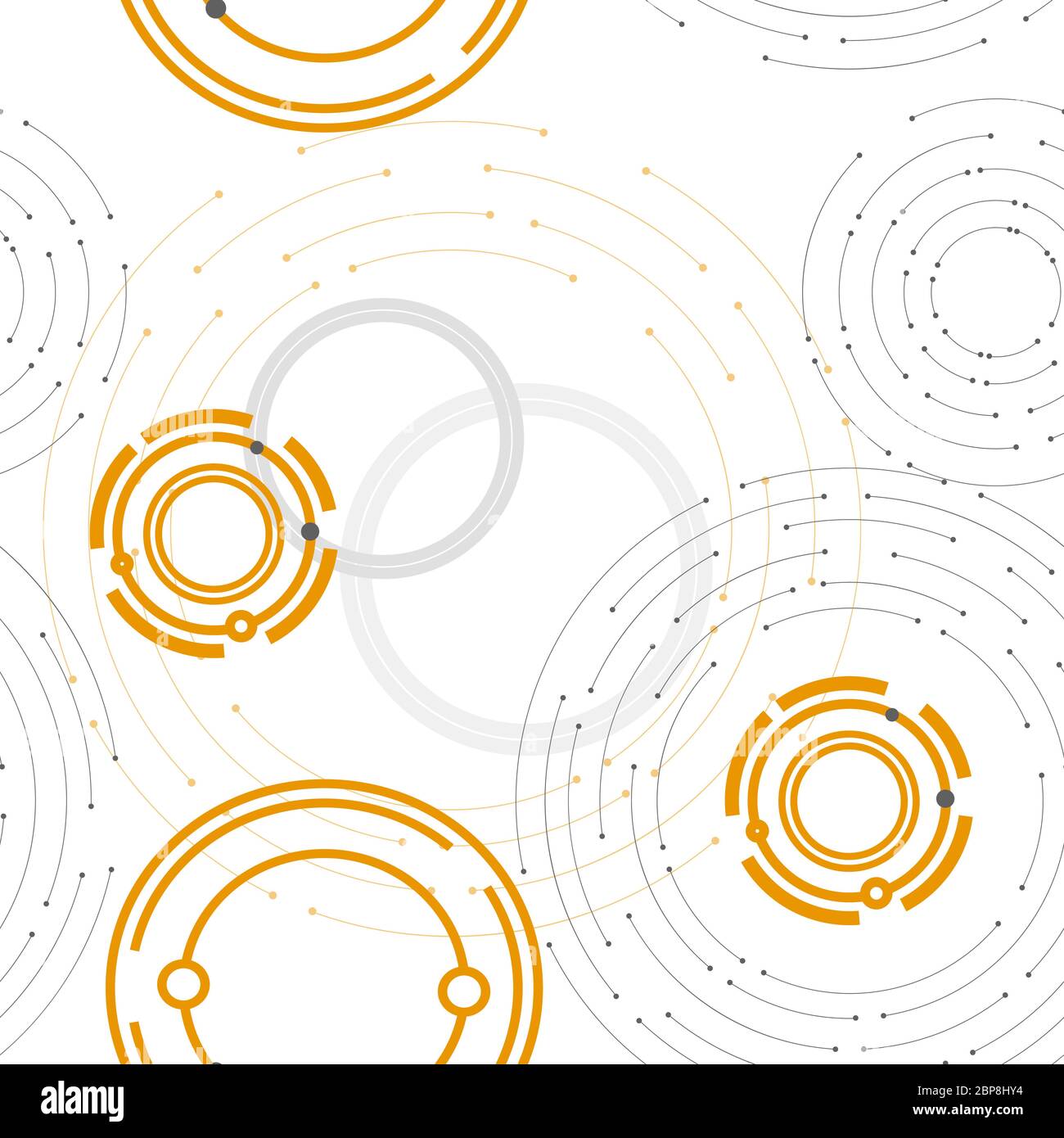 Seamless geometric pattern with connected lines and dots Stock Vector ...