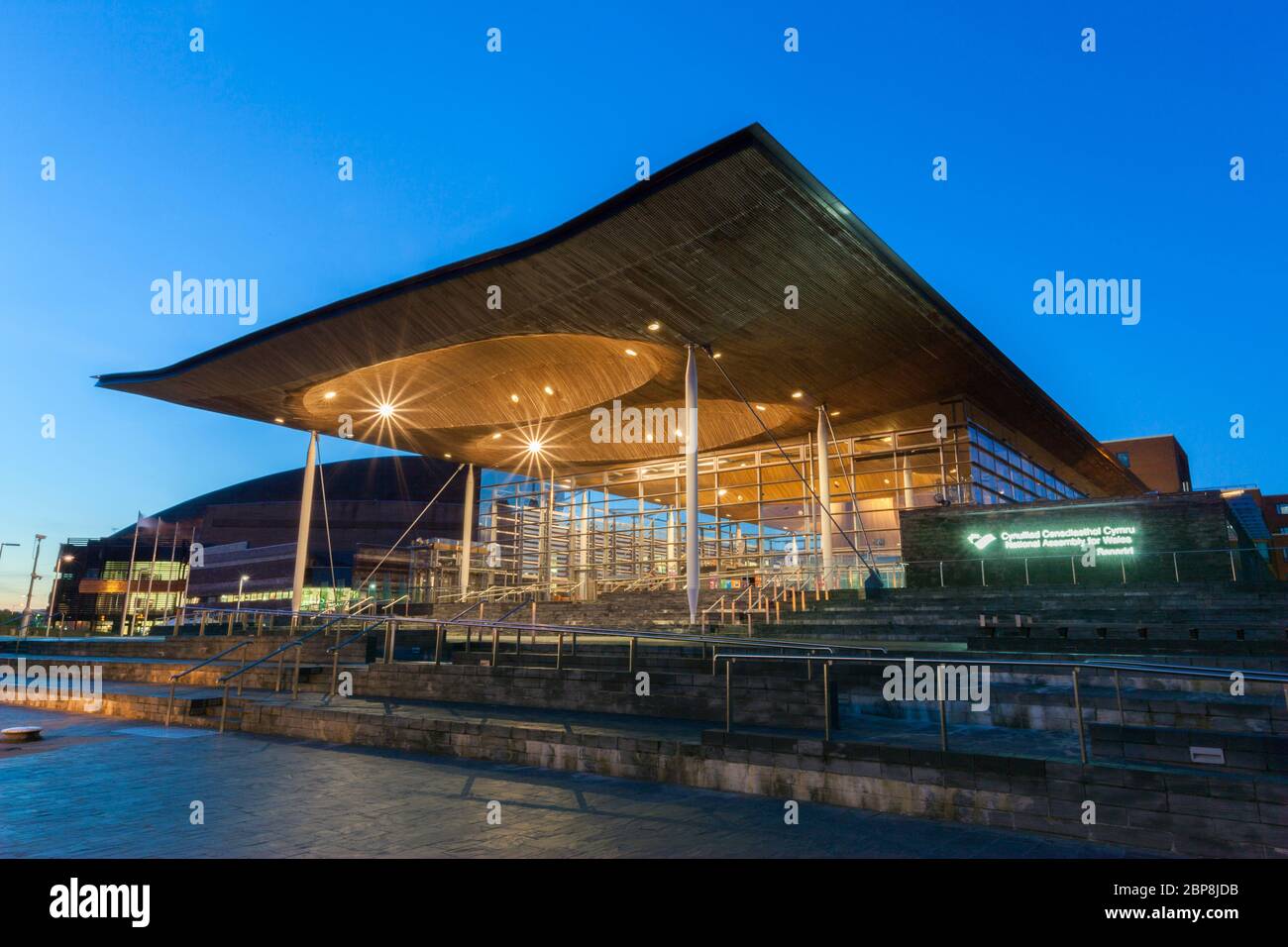 Wellsh national assembly for wales hires stock photography and images