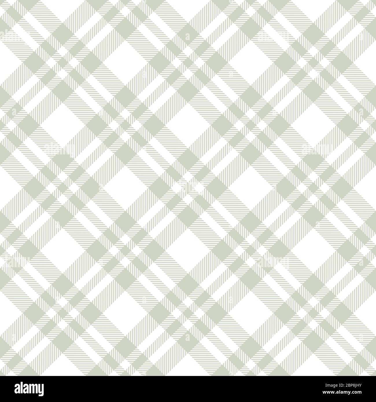 seamless green colored checkered table cloth background Stock Photo