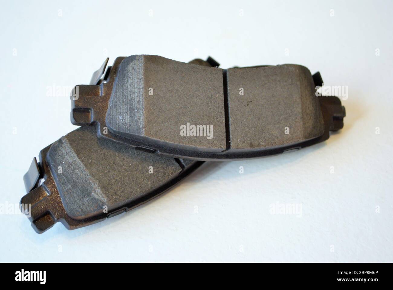 pair of brand new disc brake pads Stock Photo Alamy