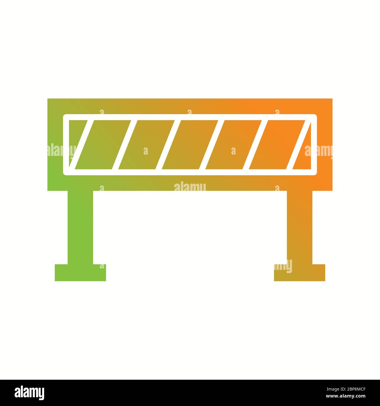 Beautiful Volleyball Net Glyph Vector Icon Stock Vector