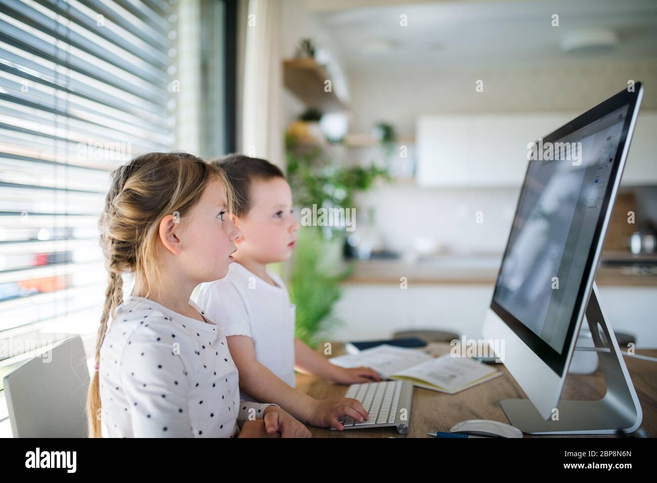 Computer Garil Boy Images Boy girl home computer hi-res stock photography and images - Alamy