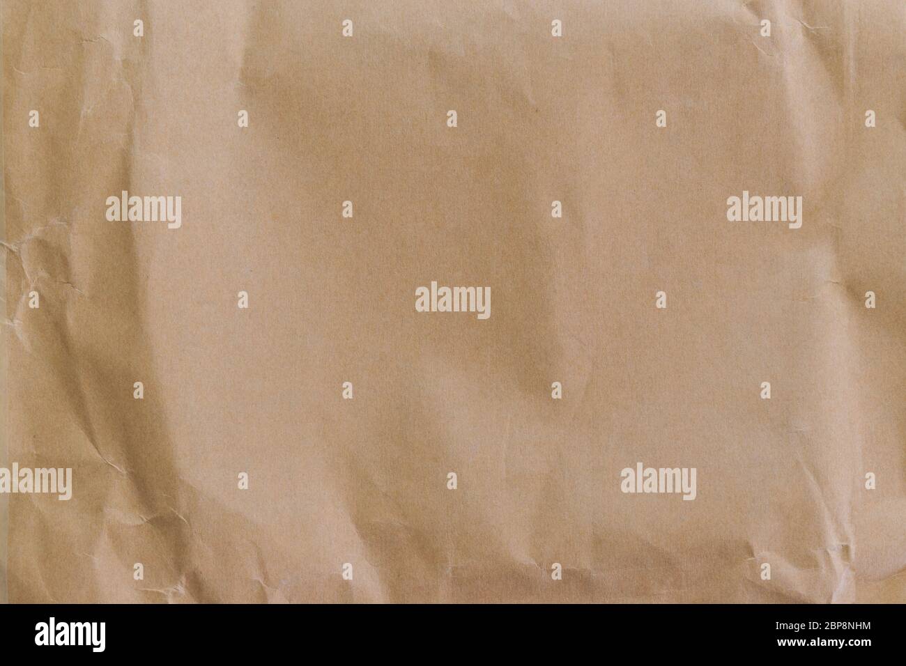 Brown wrinkle recycle paper background. Paper texture Stock Photo