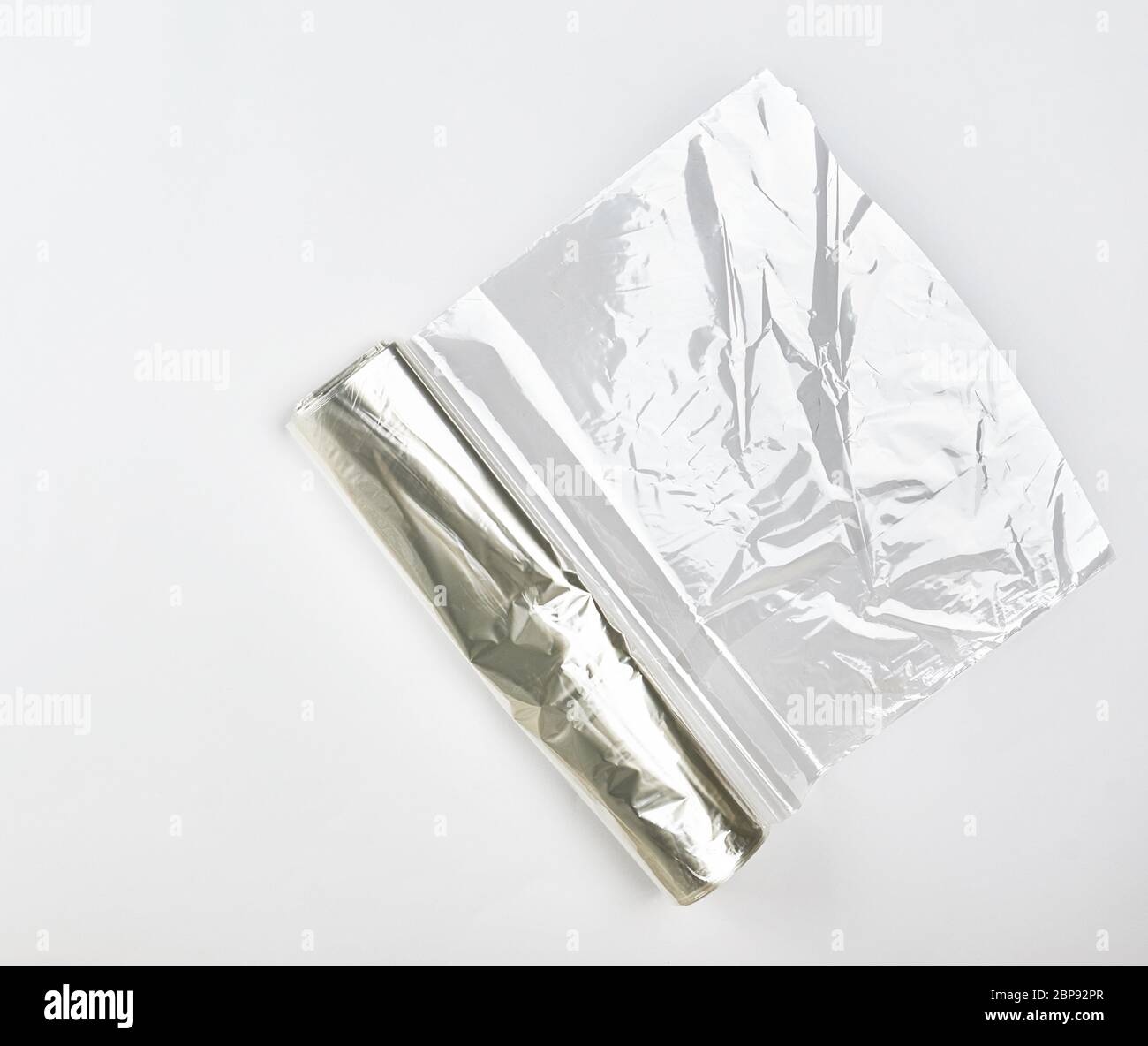 roll of transparent film, sleeve for baking products in the oven on a