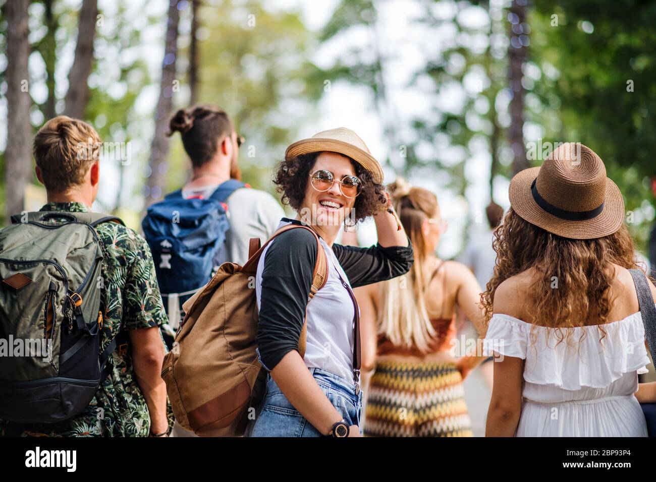 Back view group males hi-res stock photography and images - Alamy