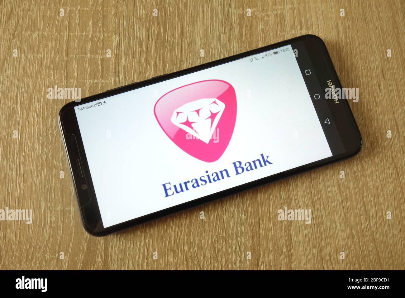 Eurasian Bank logo displayed on smartphone Stock Photo - Alamy