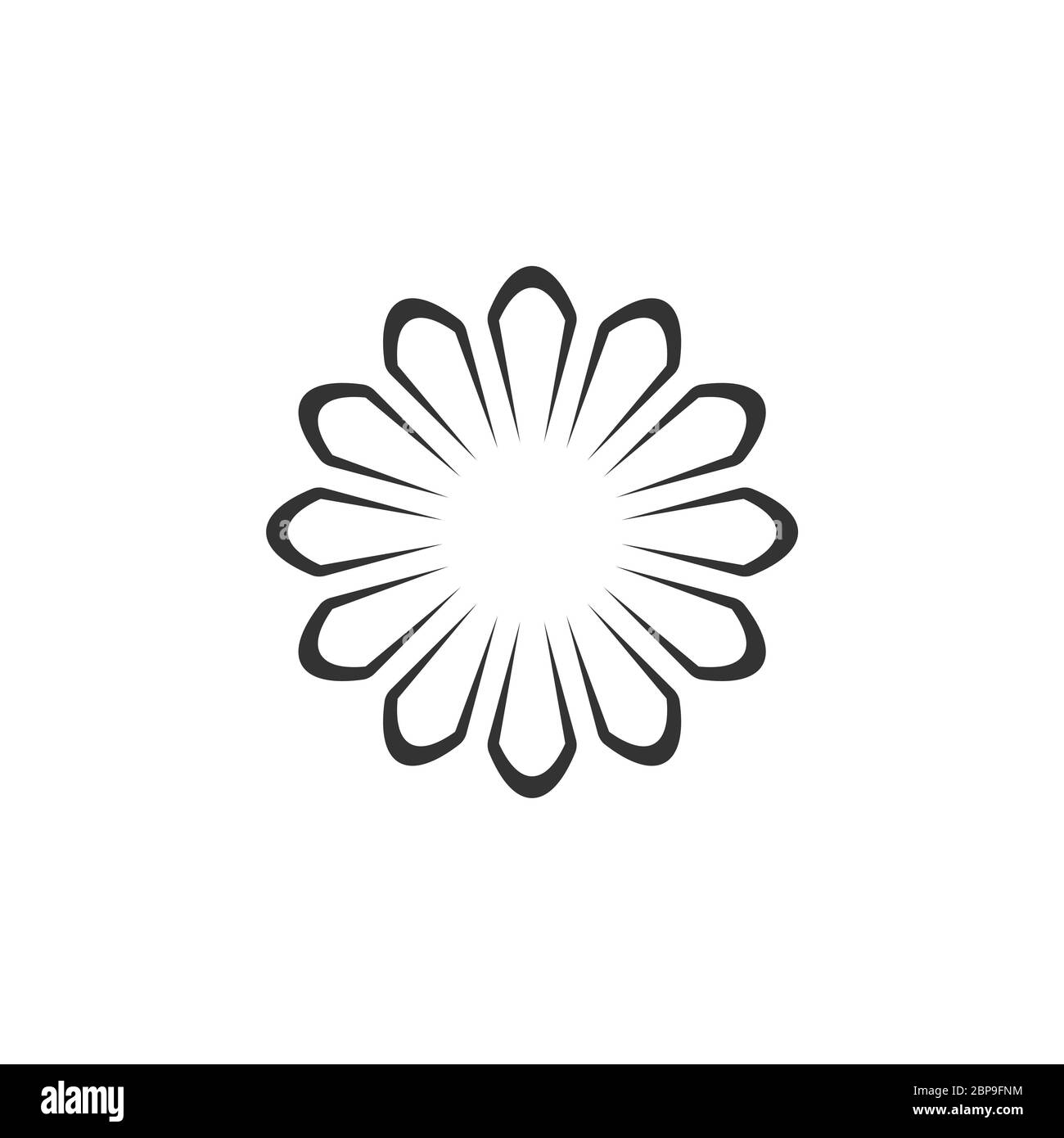 Ornamental Flower Logo Template Illustration Design. Vector EPS 10 ...