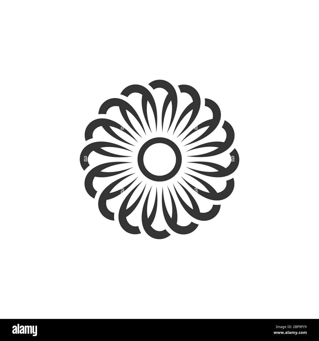 Ornamental Flower Logo Template Illustration Design. Vector EPS 10 ...
