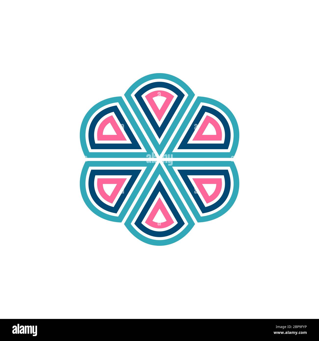 Ornamental Flower Logo Template Illustration Design. Vector EPS 10 ...
