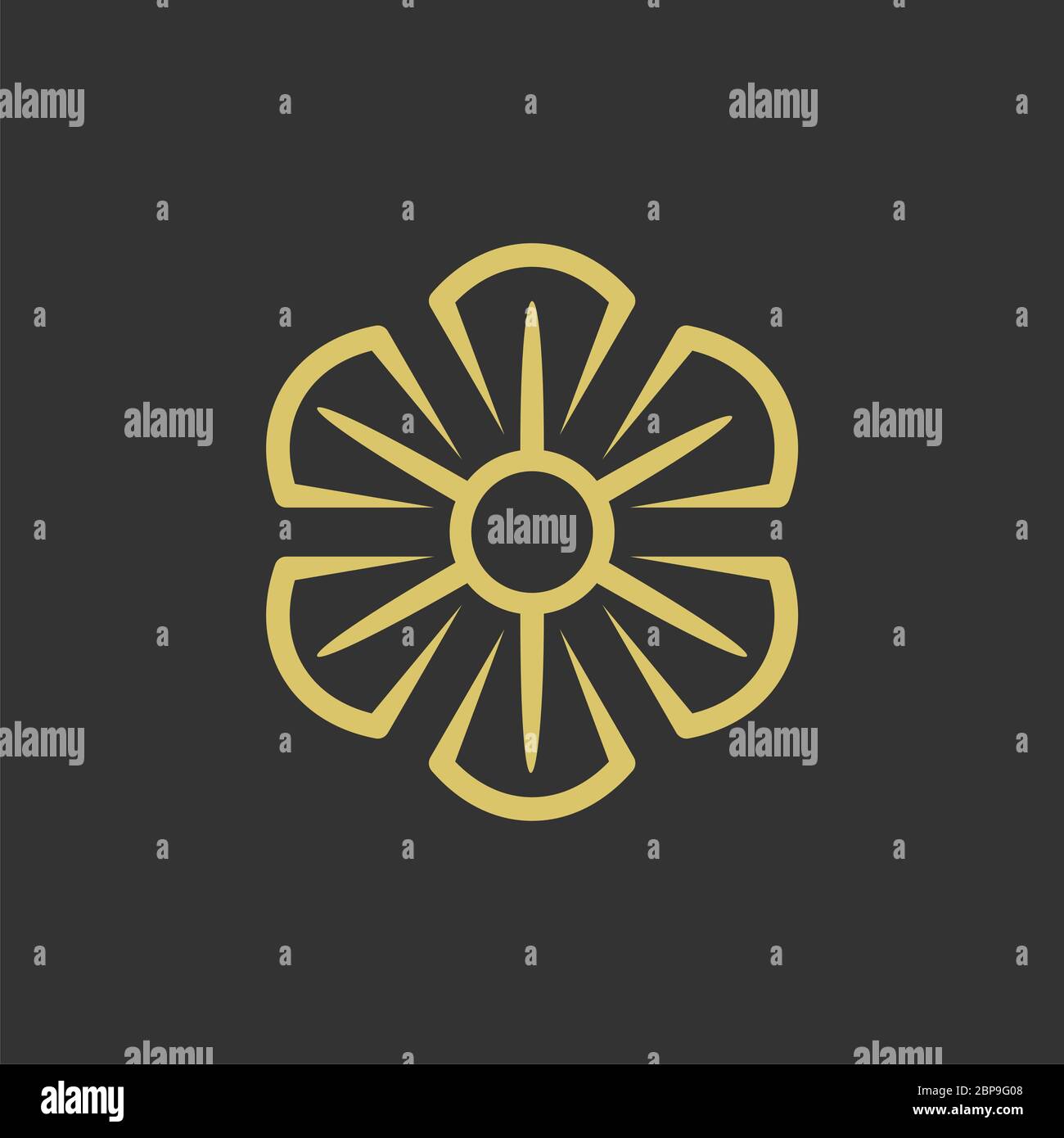 Ornamental Flower Logo Template Illustration Design. Vector EPS 10 ...